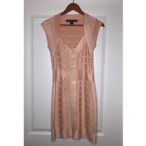 French Connection Rose Gold Dress